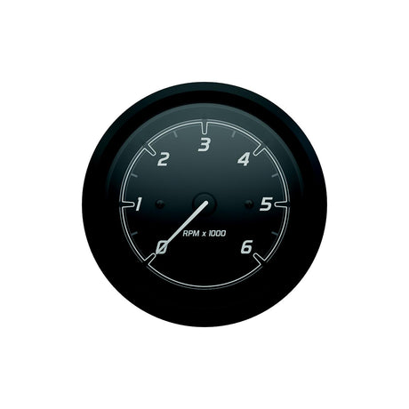 Quicksilver 8M6020097 Tachometer (6,000rpm), Black/Matte Black