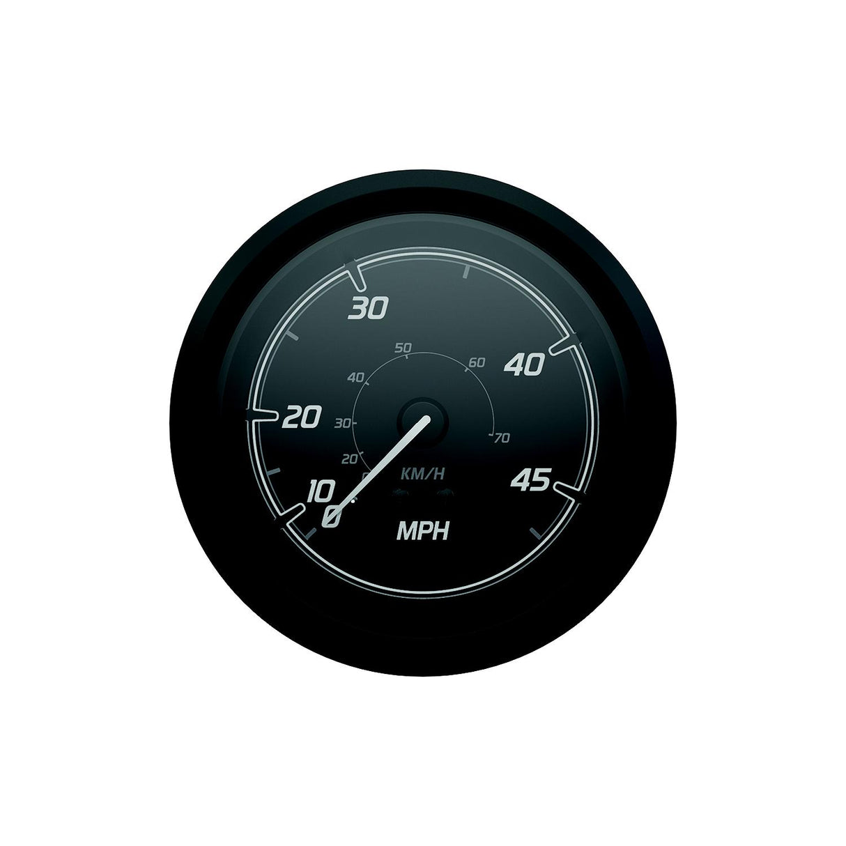 Quicksilver 8M6020099 Speedometer (45mph), Black/Matte Black