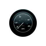 Quicksilver 8M6020099 Speedometer (45mph), Black/Matte Black