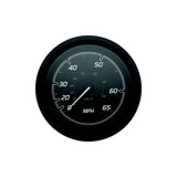 Quicksilver 8M6020100 Speedometer (65mph), Black/Matte Black