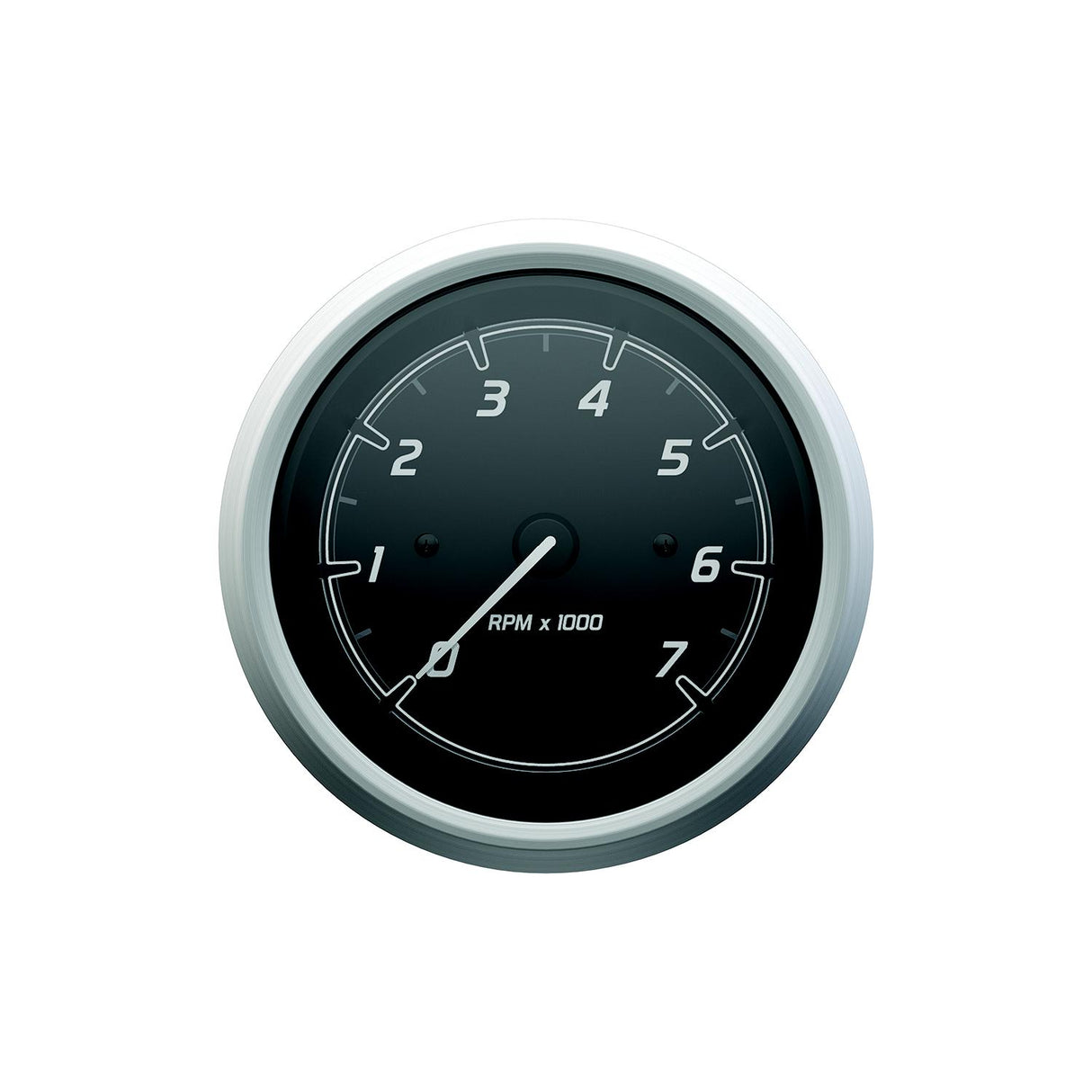 Quicksilver 8M6020110 Tachometer (7,000rpm), Black/Brushed Stainless