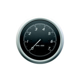 Quicksilver 8M6020110 Tachometer (7,000rpm), Black/Brushed Stainless