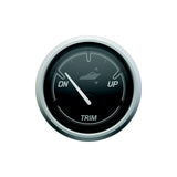 Quicksilver 8M6020114 Power Trim, Black/Brushed Stainless