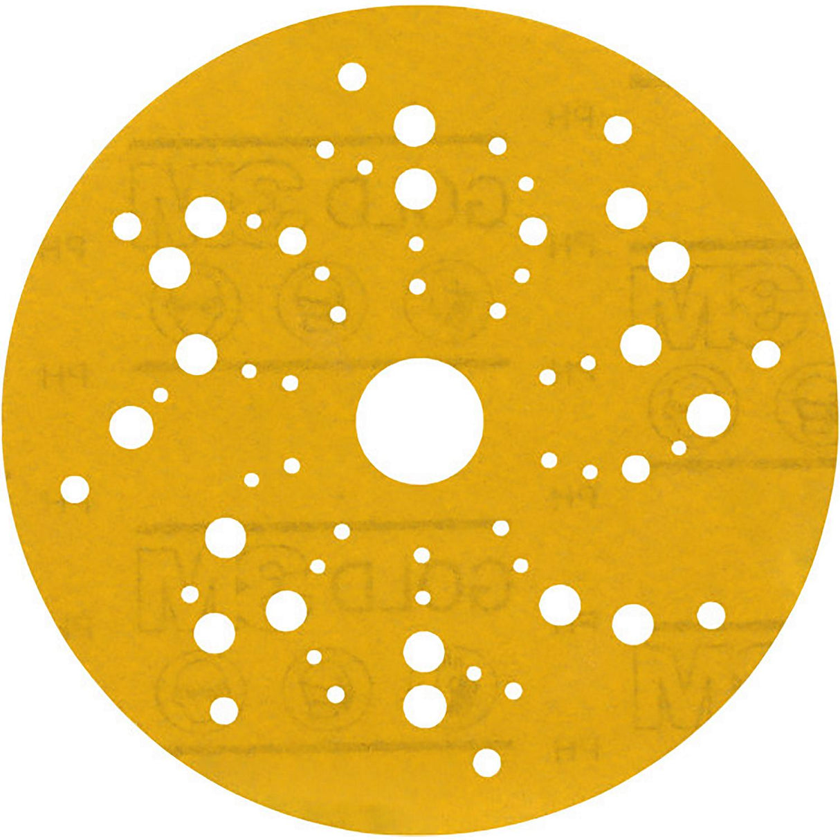 3M 09286 Hookit™ Gold Abrasive Disc, 6 in, 240 grade, Dust-Free, 100 Discs/Carton, 4 Cartons/Case