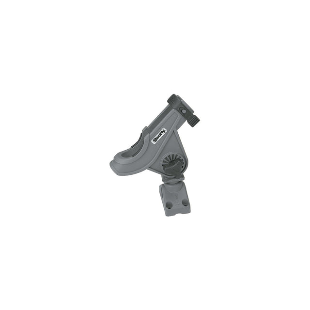 Scotty 280GR Bait Caster/Spinning Rod Holder w/ Side/Deck Mt., Gray, 12/case