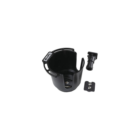 Scotty XXX Drink Holder w/Bulkhaed/Gunnel/Rod Holder Mt., Black, 12/case