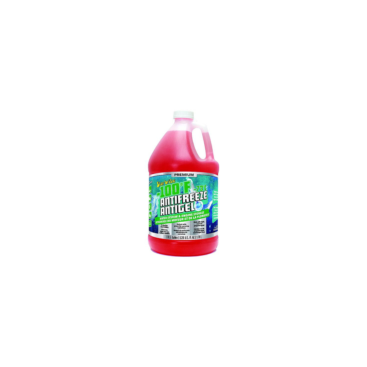 Starbrite 315G55PK -100°F Non-Toxic Premium Antifreeze, 55 Gal. Drum, Red