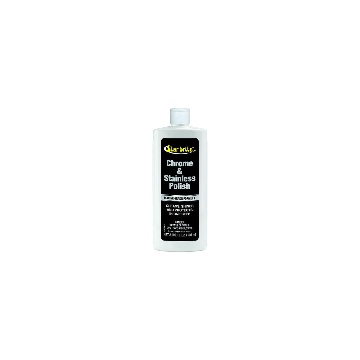 Chrome & Stainless Steel Polish, 8 oz.