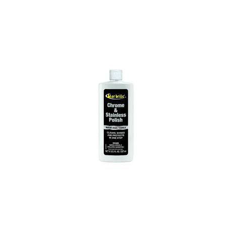 Chrome & Stainless Steel Polish, 8 oz.