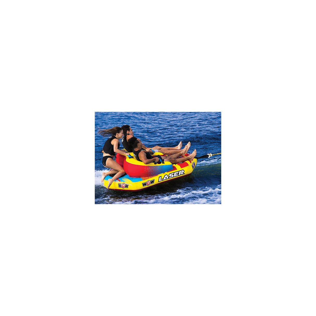 Wow 23WTO4644 Laser Towable, 3 Riders
