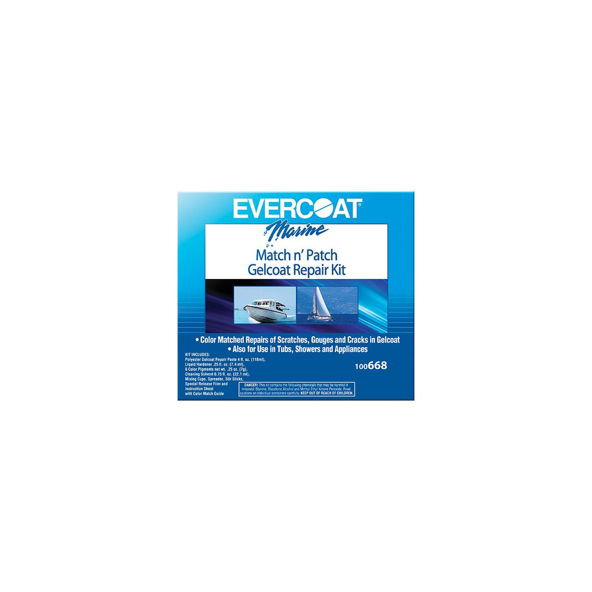 Match N' Patch Gelcoat Repair Kit