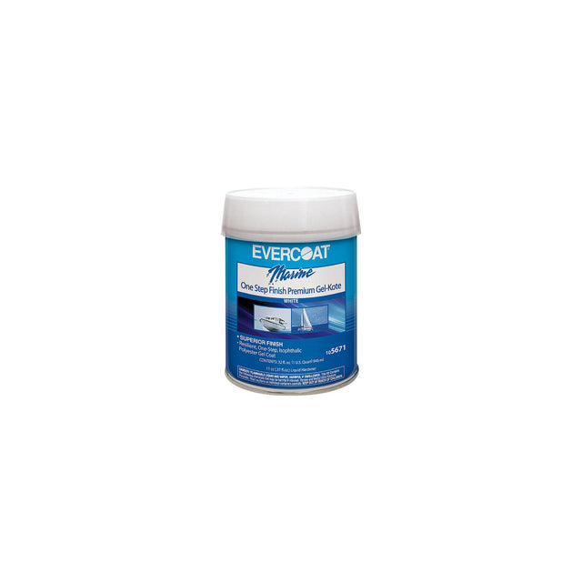 One Step Finish Gelkote White Pt
