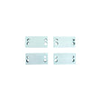 Rod Boss TRBP Track Backing Plate, Set of 4