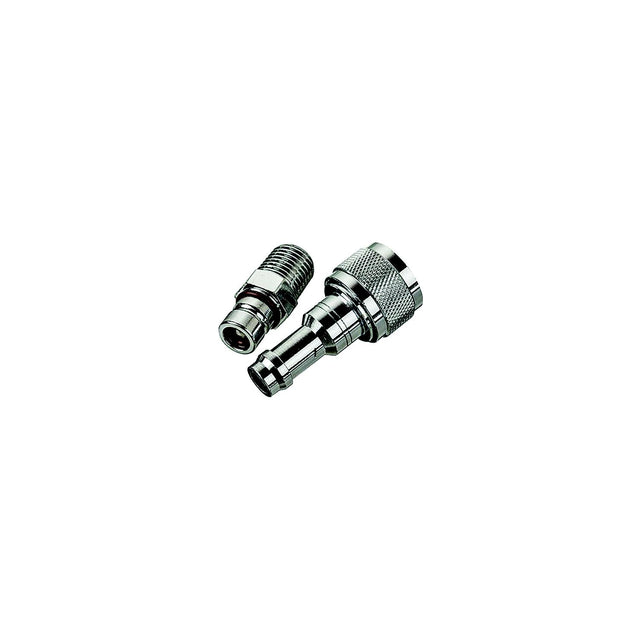 Scepter 11553 Fuel Connector, Quick Universal 3/8" Barb Female 1/4" NPT Male Stainless Steel