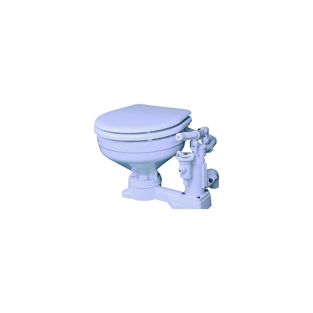 P101 Raritan PH Superflush, Manual, White, Marine