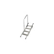 Lippert 2023024501 Victory Step® Toy Hauler & RV Patio Steps with Entry Assist Handrail - Quad