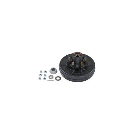 Lippert 2024013262 Brake Drum Hub Kit  12" with Installed Bearings - 6 on 5-1/2", 1/2" Studs, 6,000-lb. Axles #2024013262