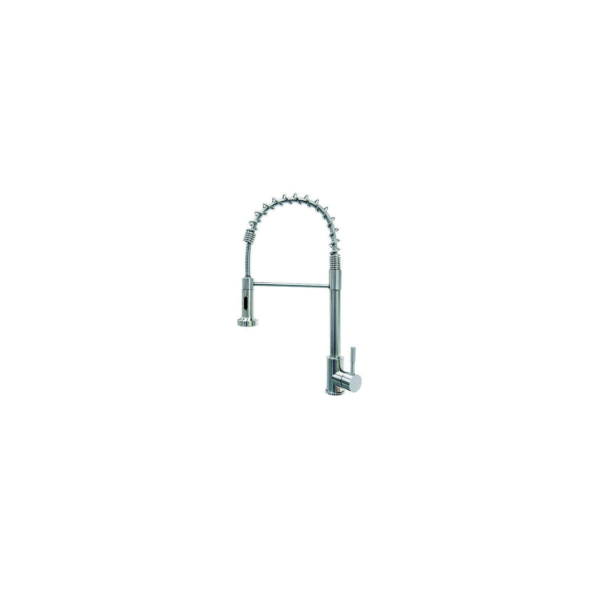 Flow-Max 719323 Coiled Spring Sprayer Faucet, Stainless Steel
