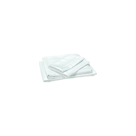 Thomas Payne 2020218507 Microfiber Sheet Set, White, Three Quarter