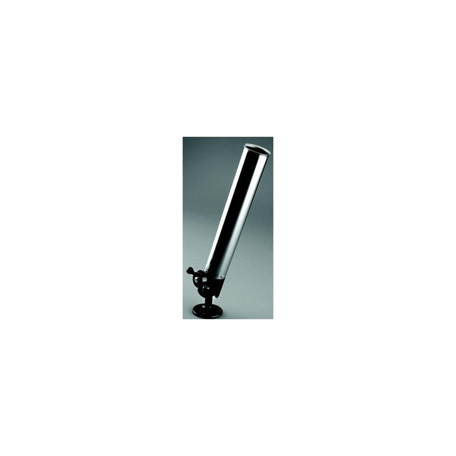 Angler's Pal 950800 Stainless Steel Tube With Black Anodized Aluminum Rod Holder, 10"