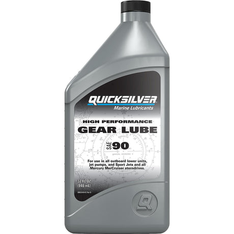 Quicksilver 92-8M0222065 High Performance Gear Lube SAE-90, 32 oz.