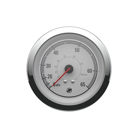 Quicksilver 8M6020076 Speedometer (65mph), White/Chrome