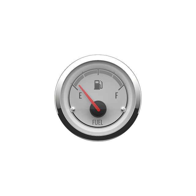 Quicksilver 8M6020077 Fuel Level, White/Chrome