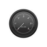 Quicksilver 8M6020097 Tachometer (6,000rpm), Black/Matte Black