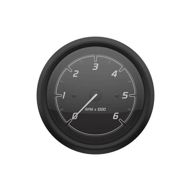Quicksilver 8M6020097 Tachometer (6,000rpm), Black/Matte Black