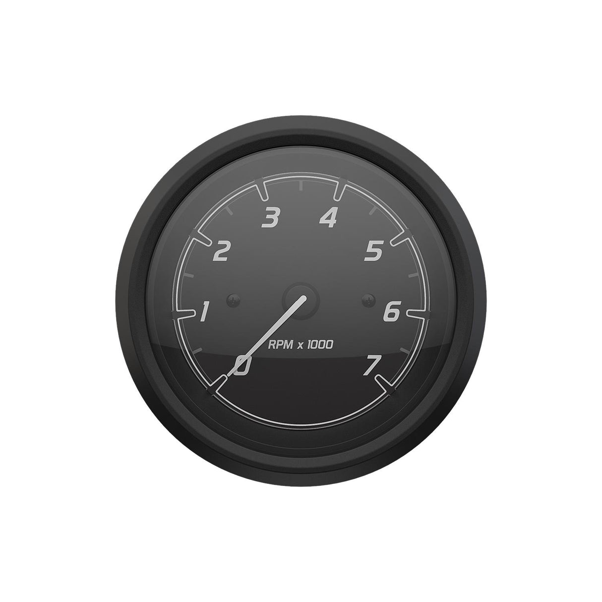 Quicksilver 8M6020098 Tachometer (7,000rpm), Black/Matte Black