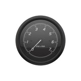Quicksilver 8M6020098 Tachometer (7,000rpm), Black/Matte Black