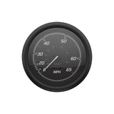 Quicksilver 8M6020100 Speedometer (65mph), Black/Matte Black