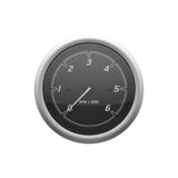 Quicksilver 8M6020109 Tachometer (6,000rpm), Black/Brushed Stainless
