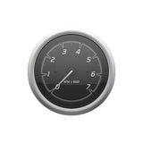 Quicksilver 8M6020110 Tachometer (7,000rpm), Black/Brushed Stainless