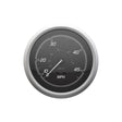 Quicksilver 8M6020111 Speedometer (45mph), Black/Brushed Stainless