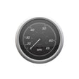 Quicksilver 8M6020112 Speedometer (45mph), Black/Brushed Stainless