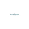 6" Strap Hinges Chrome Plated Brass, Pr.