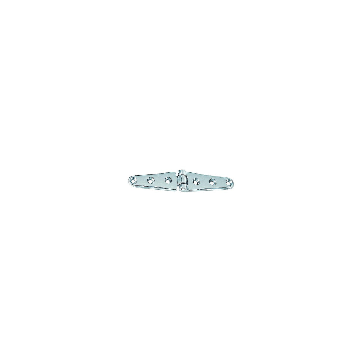 6" Strap Hinges Chrome Plated Brass, Pr.