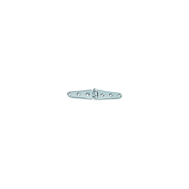 6" Strap Hinges Chrome Plated Brass, Pr.