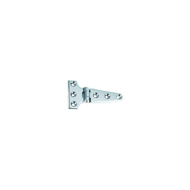 4 Chrome Plated Bronze T Hinges Pr