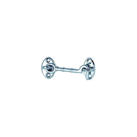 2" Chrome Plated Bronze Door Hook