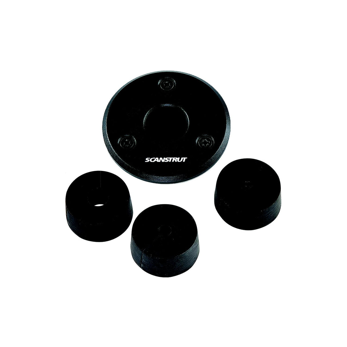 Scanstrut DSLP21BBLK  Low Profile Cable Seal, Black Anodized Aluminum, fits 9-14mm cable