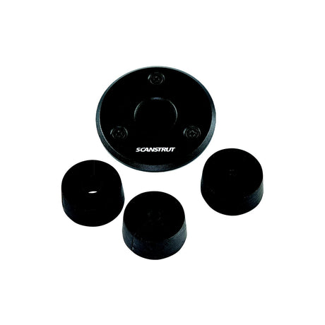 Scanstrut DSLP30BLK Low Profile Cable Seal, Black anodized aluminum, fits 9-14mm cable