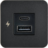 Scanstrut SCTILE10 USB-A & C Interior Charging Socket - Black Bezel, 10-32V DC