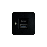 Scanstrut SCTILE10 USB-A & C Interior Charging Socket - Black Bezel, 10-32V DC