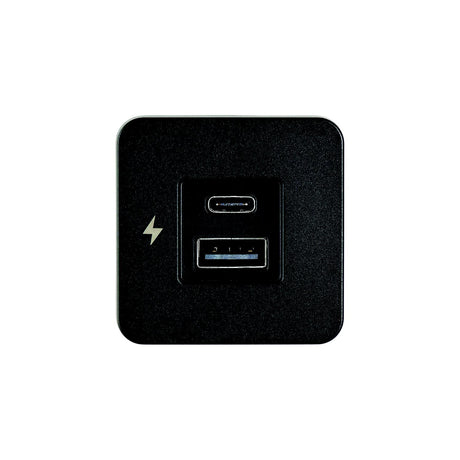 Scanstrut SCTILE10 USB-A & C Interior Charging Socket - Black Bezel, 10-32V DC