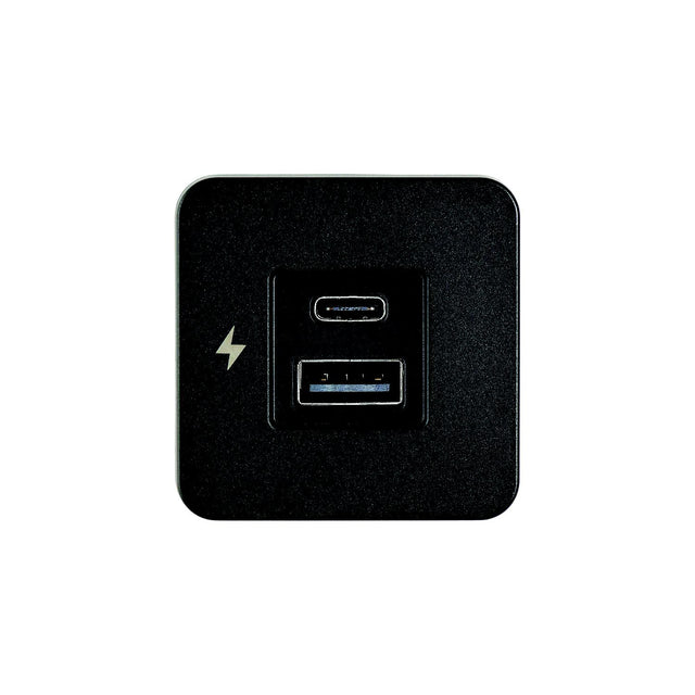 Scanstrut SCTILE10 USB-A & C Interior Charging Socket - Black Bezel, 10-32V DC