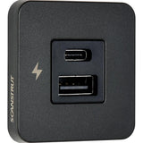 Scanstrut SCTILE10 USB-A & C Interior Charging Socket - Black Bezel, 10-32V DC