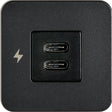 Scanstrut SCTILE20 USB-A & C Interior Charging Socket - Black Bezel, 
10-32V DC