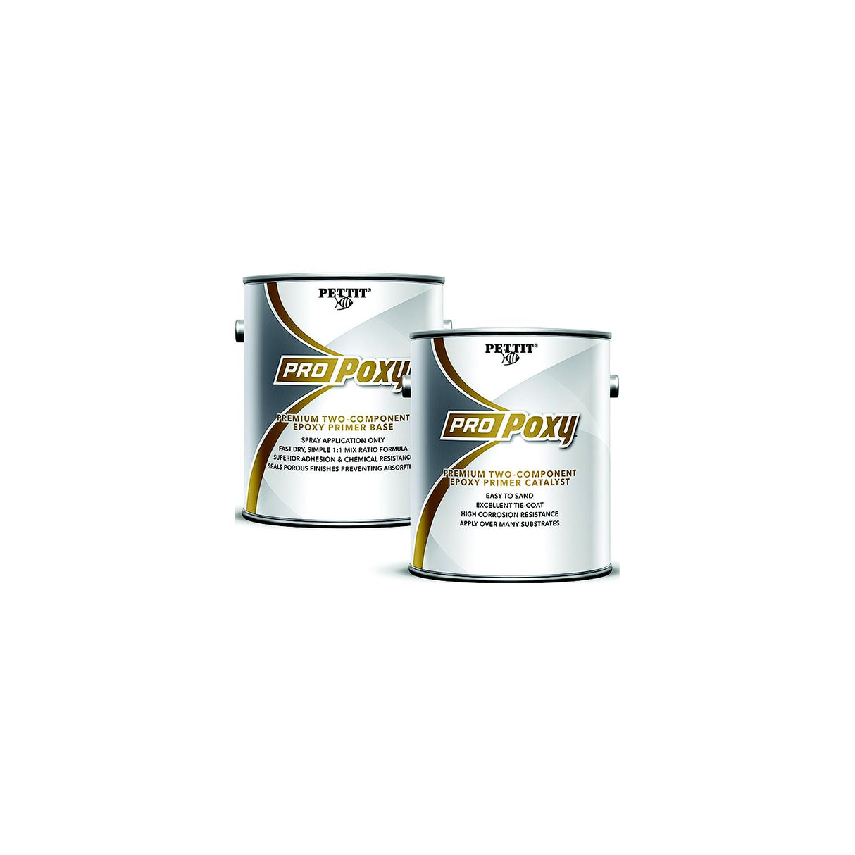 Pettit 451045112GL ProPoxy Primer, Gray, Gal.